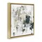 Stupell Industries Abstract Monochrome Paint Framed Floater Canvas Wall Art Design by June Erica Vess